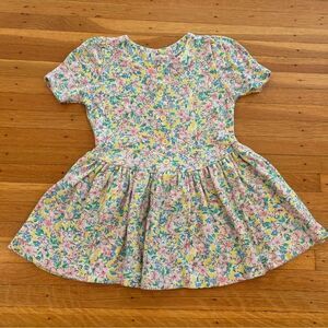 Just Friends Vintage yellow floral short sleeve dress